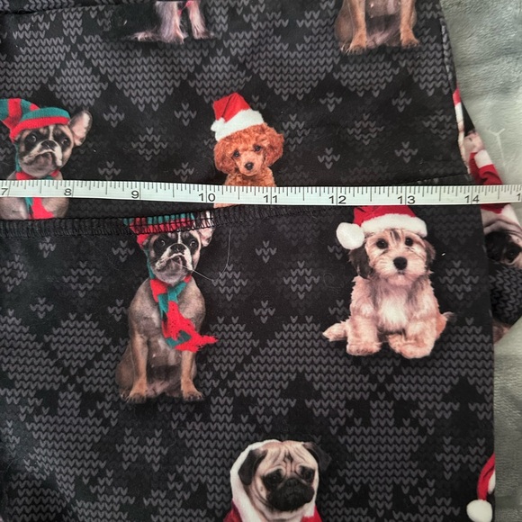 EVCR Christmas dogs print leggings yoga pants - Picture 13 of 14